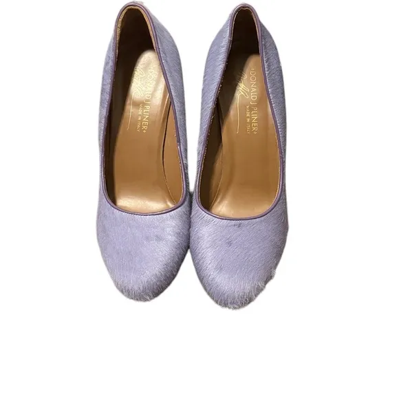 Donald J. Pliner Women's Purple Calf Hair Heels Size 9