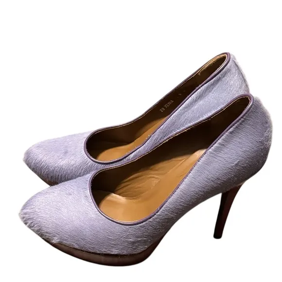 Donald J. Pliner Women's Purple Calf Hair Heels Size 9