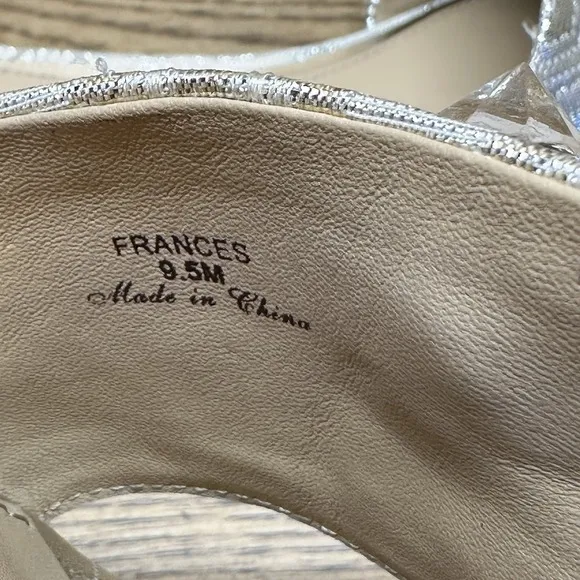 Donald‎ Pliner Frances Slide Sandals Gold Jewel Embellished Women 9.5 MSRP $198