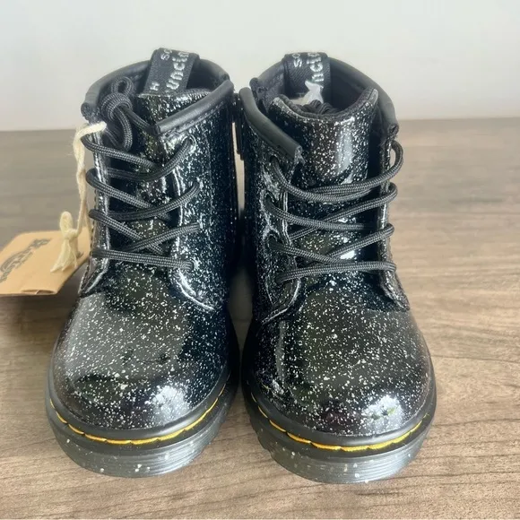 Dr. Martens 1460 I Cosmic Glitter Infant Lace Up Boot Size 6 #B1125