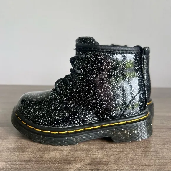 Dr. Martens 1460 I Cosmic Glitter Infant Lace Up Boot Size 6 #B1125