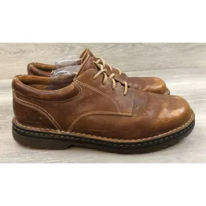 Dr. Martens 8B15 Men's 13 Brown Leather Lace Up Round Toe Oxford Dress Shoes