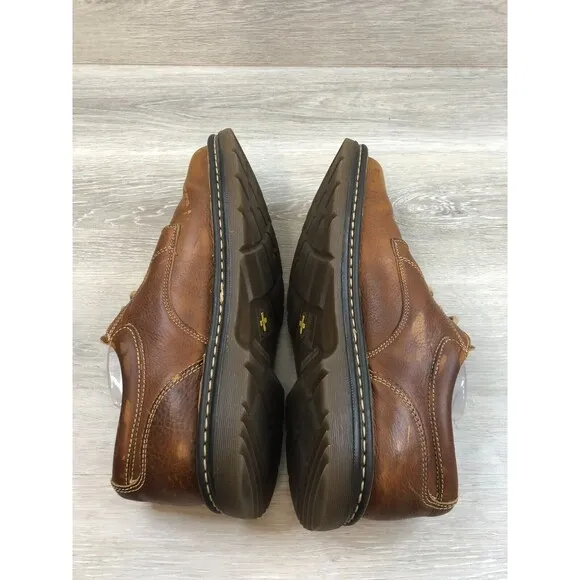 Dr. Martens 8B15 Men's 13 Brown Leather Lace Up Round Toe Oxford Dress Shoes