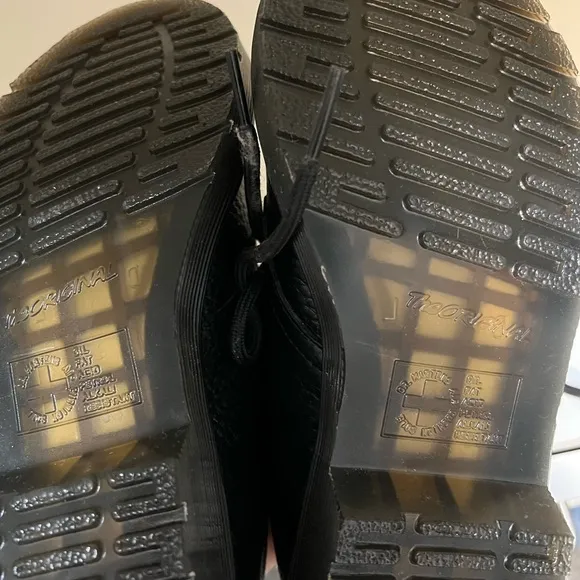 Dr. Martens Black and White Shoes