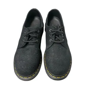 Dr. Martens Glitter Ray Black Oxford Shoes Women's Size 8
