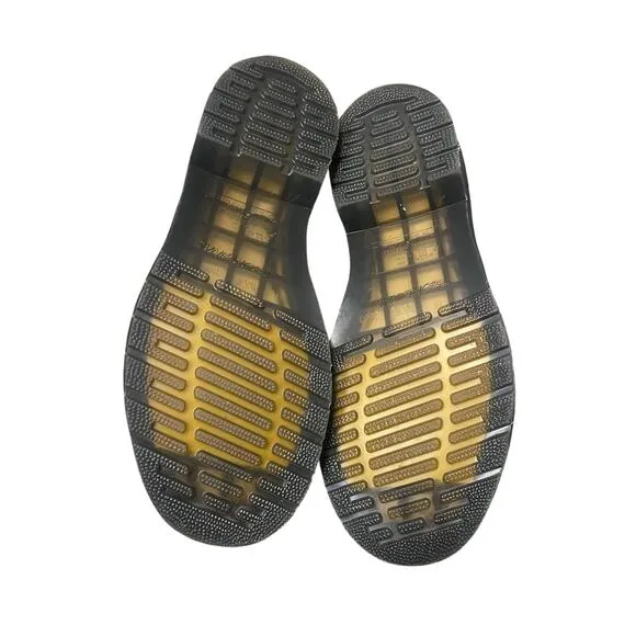 Dr. Martens Glitter Ray Black Oxford Shoes Women's Size 8