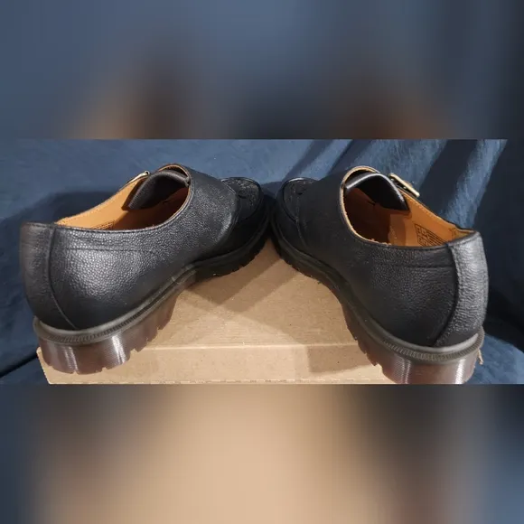 Dr Martens Mens Ramsey Monkstrap KLT Shoes Black Size 11 New No Box