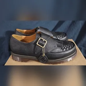 Dr Martens Mens Ramsey Monkstrap KLT Shoes Black Size 11 New No Box