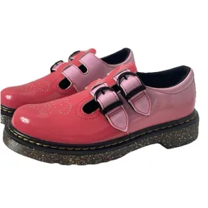 Dr. Martens Pink Gradient Glitter Mary Jane Shoes Big Kids Size 1
