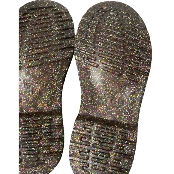 Dr. Martens Pink Gradient Glitter Mary Jane Shoes Big Kids Size 1