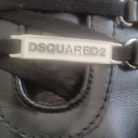 DSquared2 551 triple black trainers size 46 made in Italy