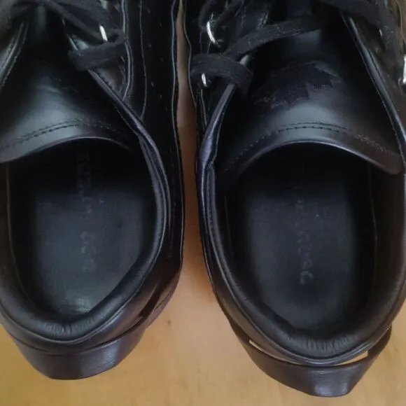 DSquared2 551 triple black trainers size 46 made in Italy