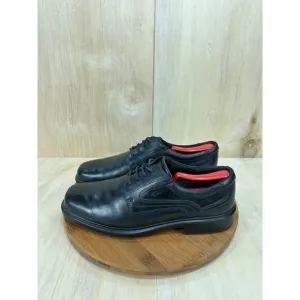 Ecco Helsinki Black Leather Dress Shoes Mens Size 44 US 10/10.5
