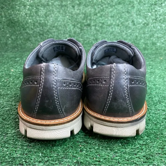 ECCO Jeremy $160 Men's Gray Wingtip Oxfords Dress Shoes Size EU 45 / US 11-11.5
