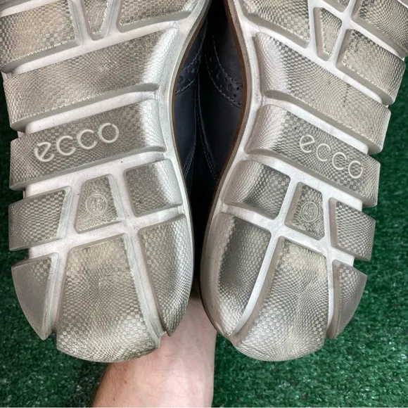 ECCO Jeremy $160 Men's Gray Wingtip Oxfords Dress Shoes Size EU 45 / US 11-11.5