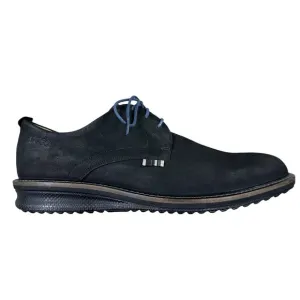 ECCO Men's 41 / 7-7.5 US Contoured Oxford Tie Shoes 632054 Black Nubuck Leather