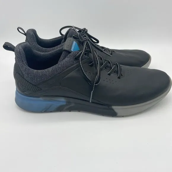 Ecco Mens 46 Black S Three Signature Iceman Limited Edition Golf Shoes Spikes