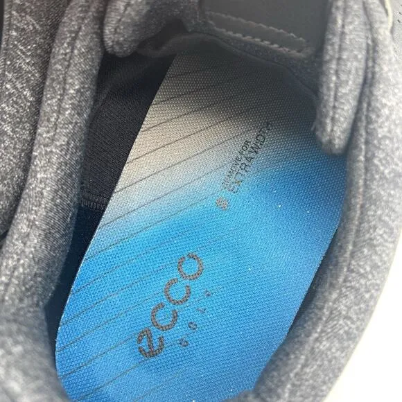 Ecco Mens 46 Black S Three Signature Iceman Limited Edition Golf Shoes Spikes