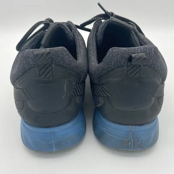 Ecco Mens 46 Black S Three Signature Iceman Limited Edition Golf Shoes Spikes