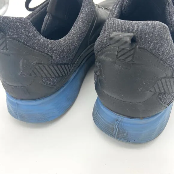 Ecco Mens 46 Black S Three Signature Iceman Limited Edition Golf Shoes Spikes