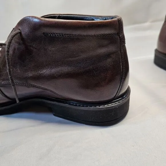 ECCO‎ Shoes Size US 10 Vitrus Tie Boot Chukka Brown Leather Gore-Tex Men