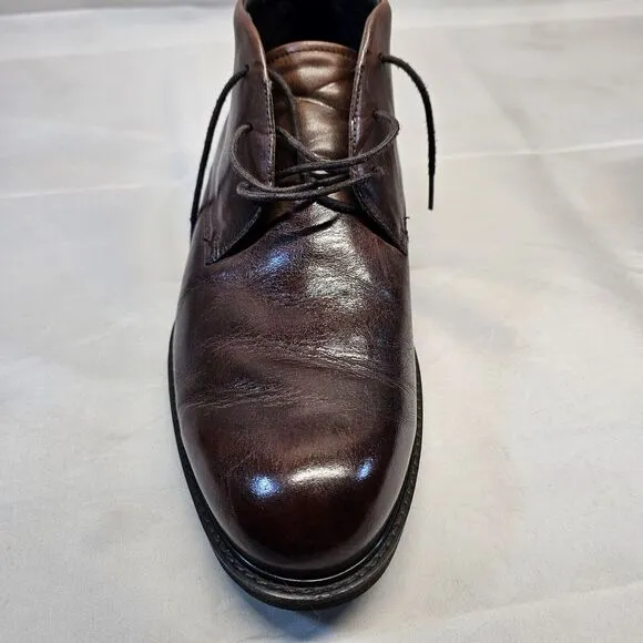 ECCO‎ Shoes Size US 10 Vitrus Tie Boot Chukka Brown Leather Gore-Tex Men
