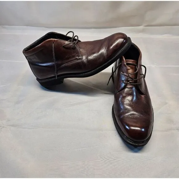 ECCO Shoes‎ Size US 10 Vitrus Tie Boot Chukka Brown Leather Gore-Tex Men