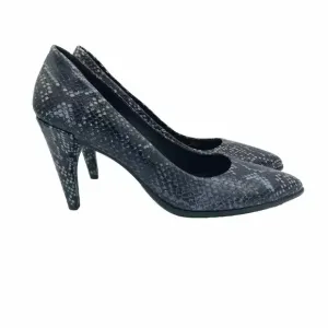 ECCO Womens Shoes Size 9 / EU40 Heels Danish Design Snake Animal Pointed Toe