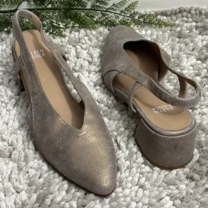 EILEEN FISHER Pointed Toe Slingback Pumps Size: 8.5