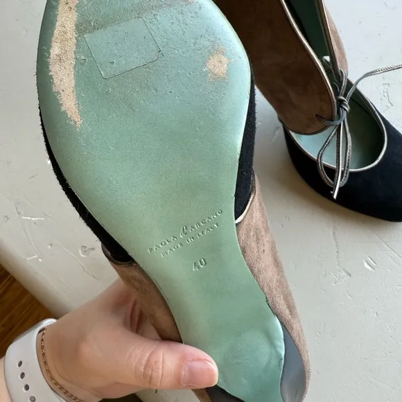 Elegant Black and Brown Women's Heels
