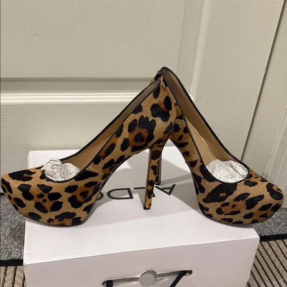 Elegant Brown and Black High Heels
