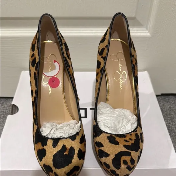 Elegant Brown and Black High Heels