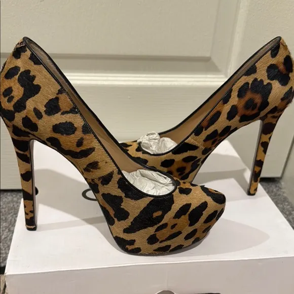 Elegant Brown and Black High Heels