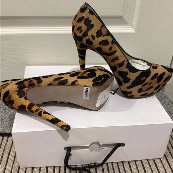 Elegant Brown and Black High Heels