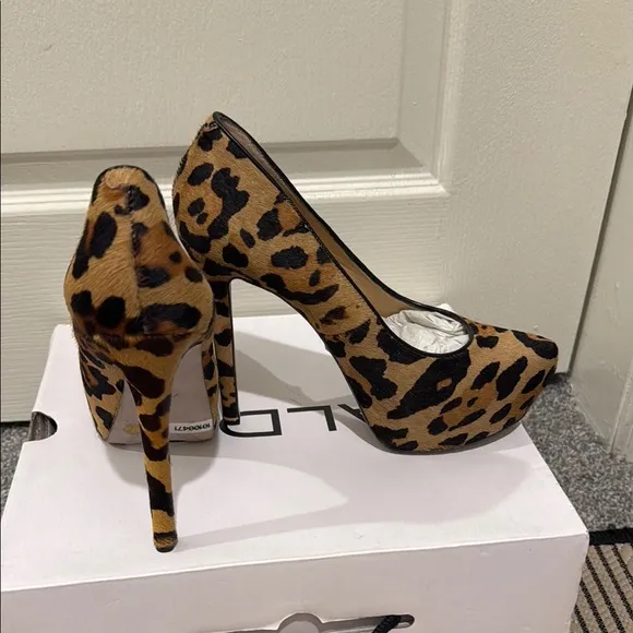 Elegant Brown and Black High Heels