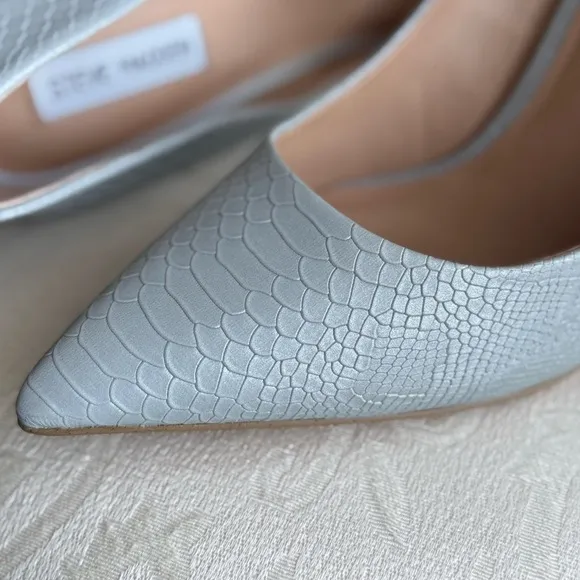 Elegant Gray Textured Women's Heels stilettos pumps