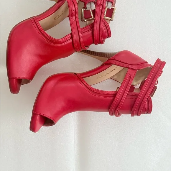 Elegant Red Women's Heels