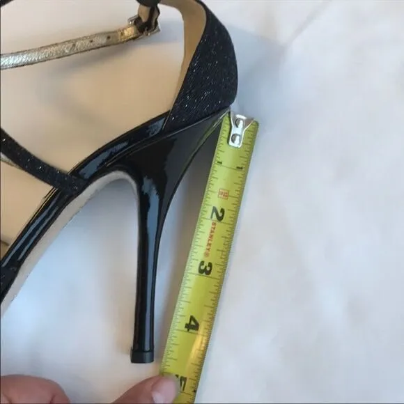 EMY MACK BEAUTIFUL SHIMMERY HEELS.  NEW