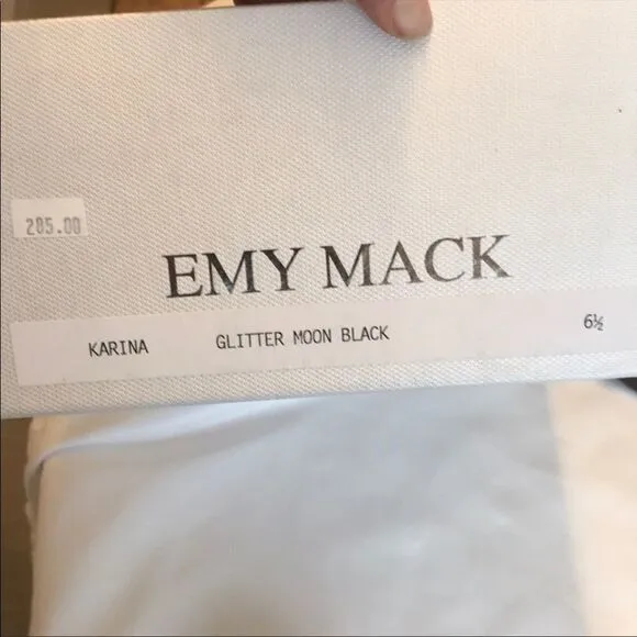 EMY MACK BEAUTIFUL SHIMMERY HEELS.  NEW