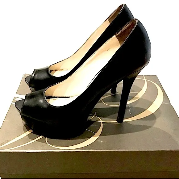 Enzo Angiolini TANEN Peep Toe Heeled Sandals, Women’s Size 5.5