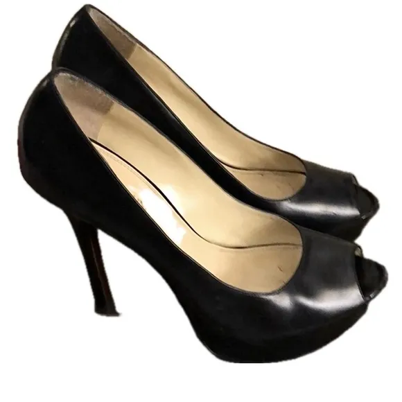 Enzo Angiolini TANEN Peep Toe Heeled Sandals, Women’s Size 5.5