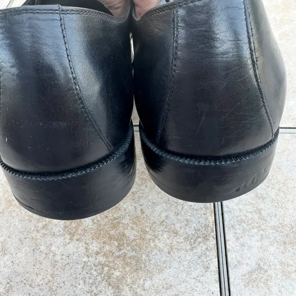 Ermenegildo Zegna Dress Shoes Men's Black Leather US 13