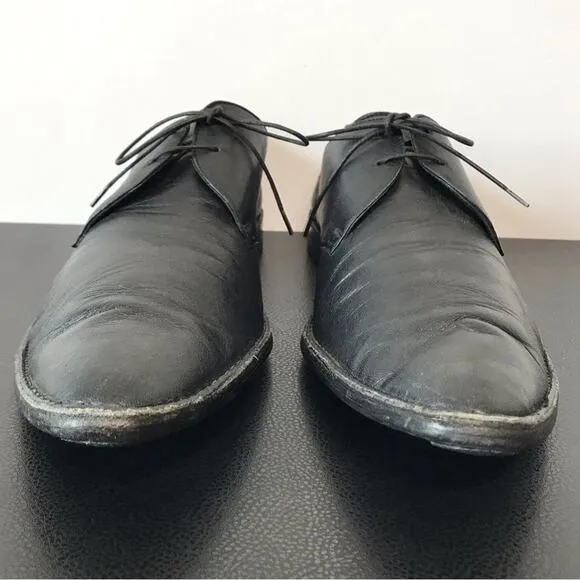 Ermenegildo Zegna's Z Zegna Glove Leather Oxford Shoes Black 11D
