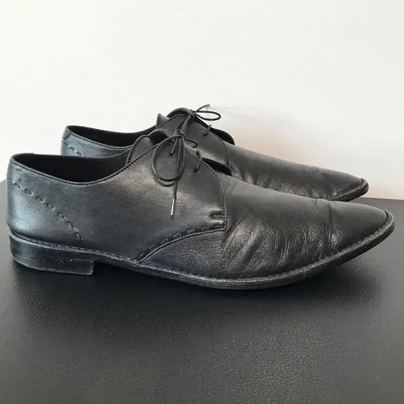 Ermenegildo Zegna's Z Zegna Glove Leather Oxford Shoes Black 11D