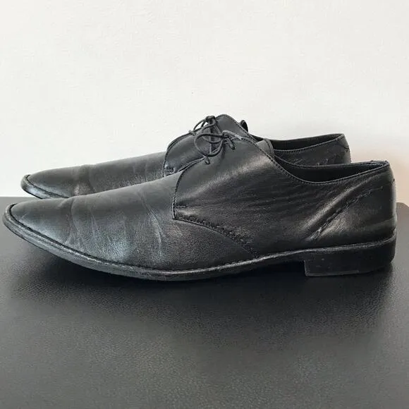 Ermenegildo Zegna's Z Zegna Glove Leather Oxford Shoes Black 11D