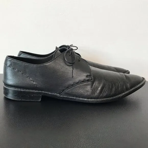 Ermenegildo Zegna's Z Zegna Glove Leather Oxford Shoes Black 11D