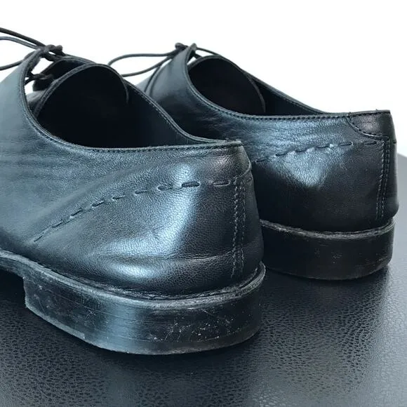 Ermenegildo Zegna's Z Zegna Glove Leather Oxford Shoes Black 11D