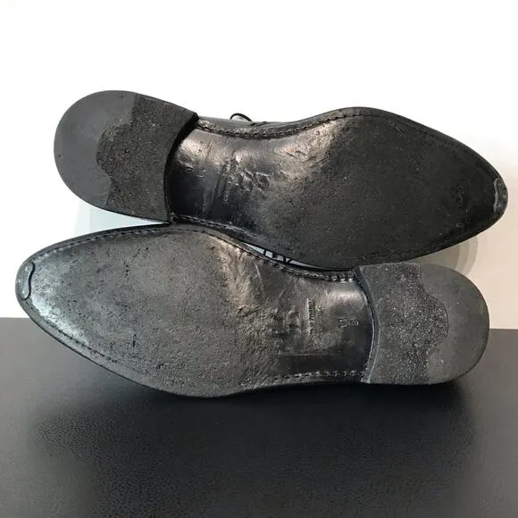 Ermenegildo Zegna's Z Zegna Glove Leather Oxford Shoes Black 11D
