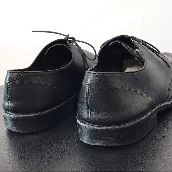 Ermenegildo Zegna's Z Zegna Glove Leather Oxford Shoes Black 11D