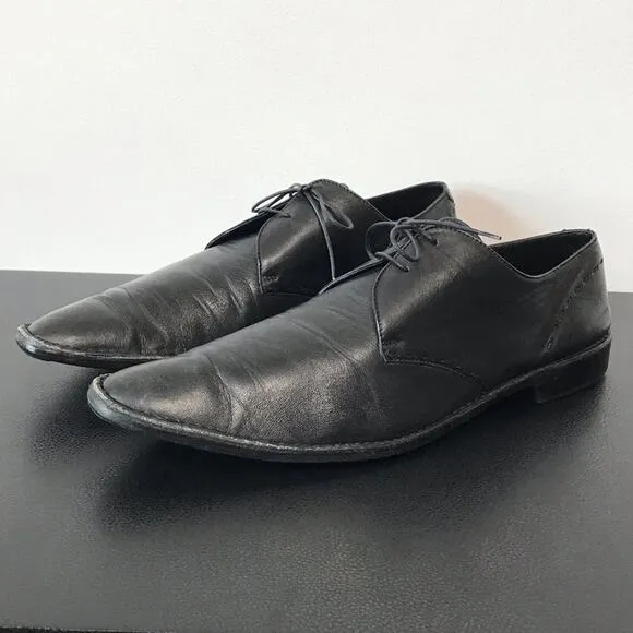 Ermenegildo Zegna's Z Zegna Glove Leather Oxford Shoes Black 11D